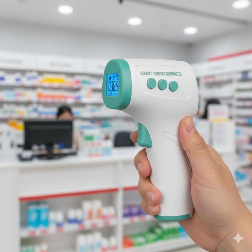 С функцией измерения температуры